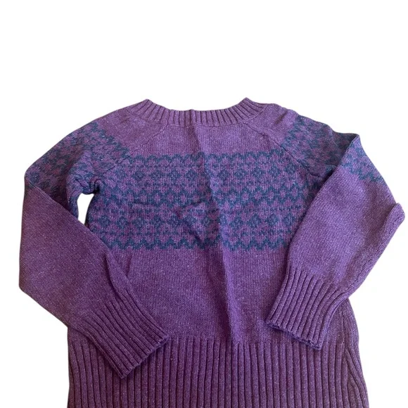 Royal Robbins Purple Crew Neck Sweater - Picture 2 of 4
